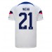 Maillot de foot États-Unis Timothy Weah #21 Domicile vêtements Monde 2022 Manches Courtes
